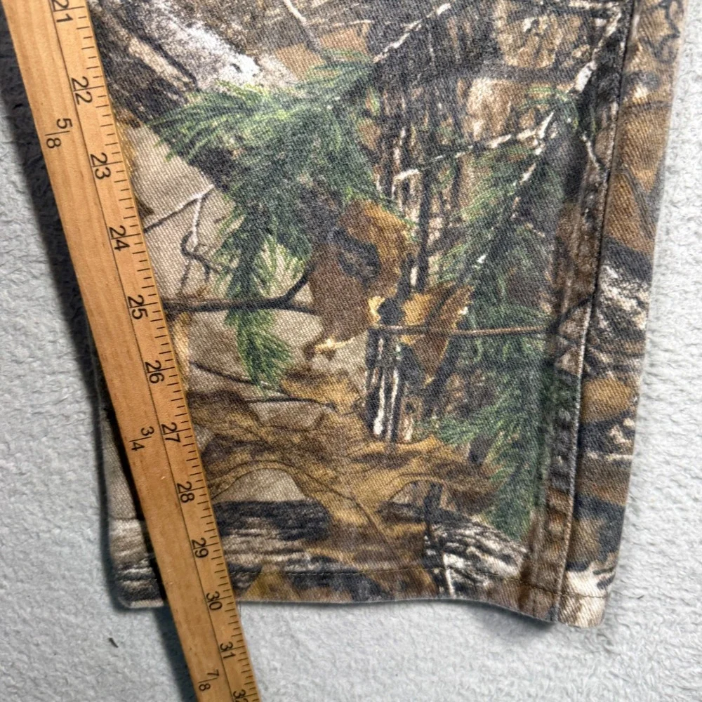 Vintage Y2K Wrangler Pro Gear Camo Jeans Mens 38x32 Realtree Denim Relaxed Fit